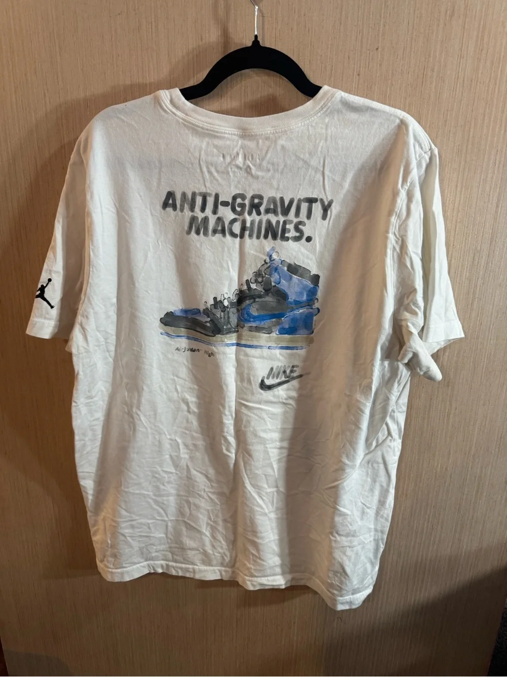 Nike Air Jordan 1 Royal Graphic T-Shirt Anti-Gravity Mens Size XL